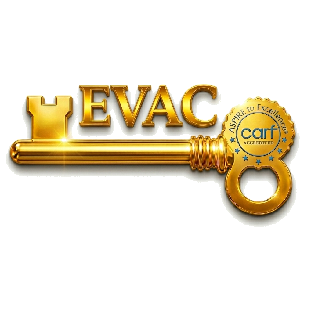 EVAC CARF Accredited logo